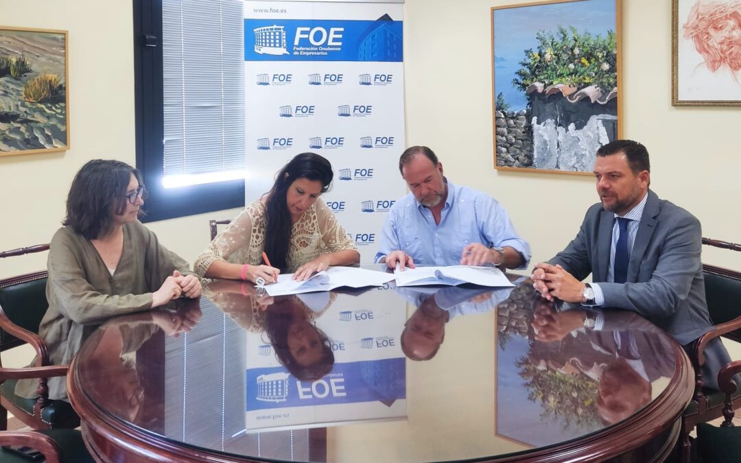Colaboratorias firma convenio de colaboración con FOE (Federación de empresarios Onubenses)